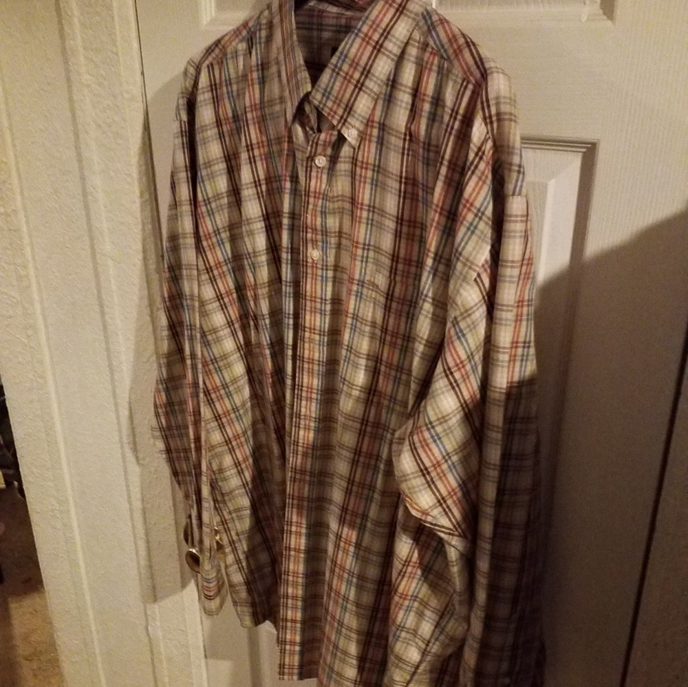 Siegfried & Clothing 3xlt plaid button up